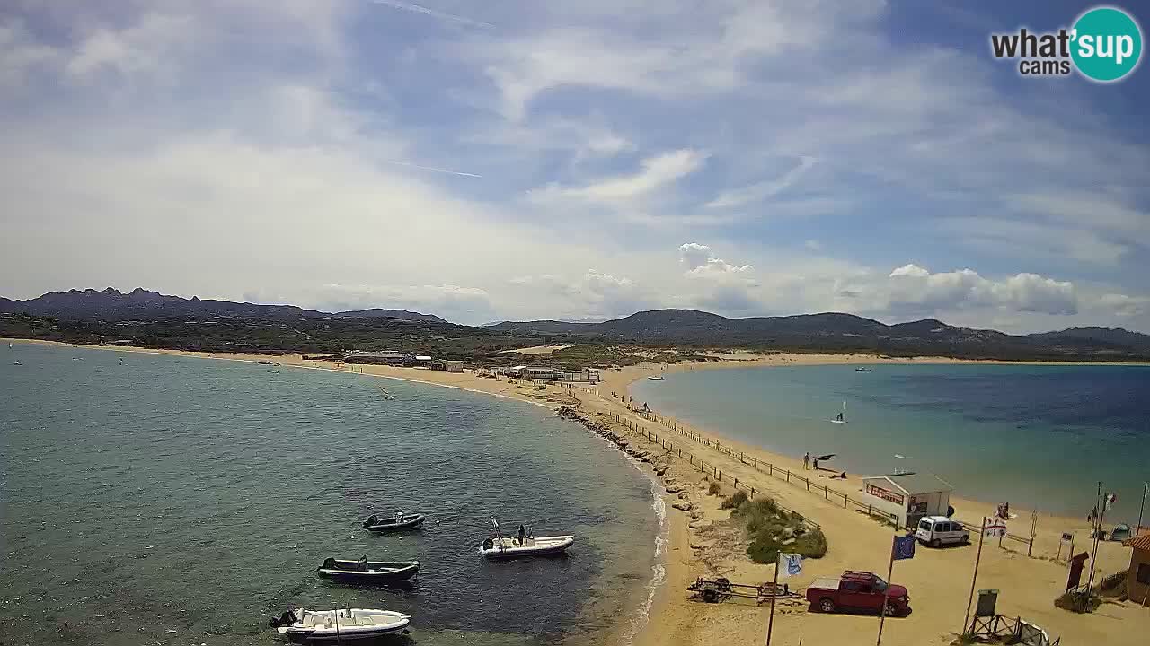 L’Isuledda spletna kamera Isola dei Gabbiani – Porto Pollo – Palau – Sardinija – Italija