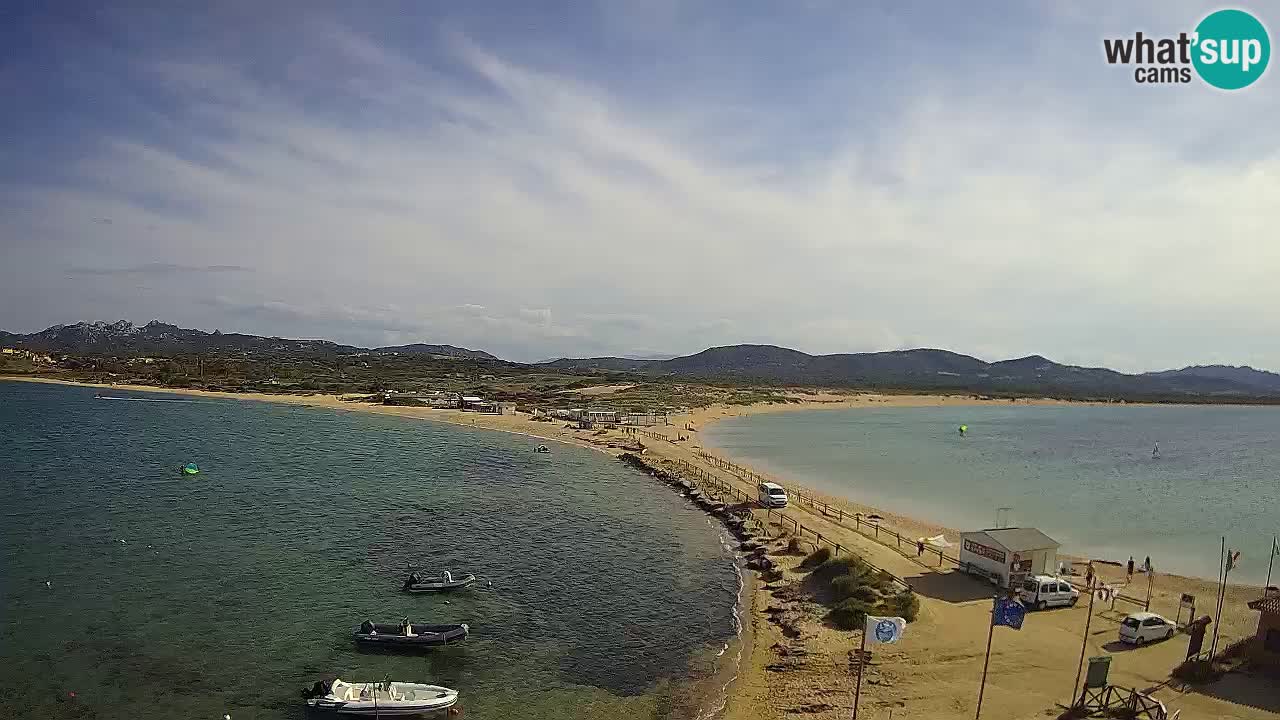L’Isuledda spletna kamera Isola dei Gabbiani – Porto Pollo – Palau – Sardinija – Italija