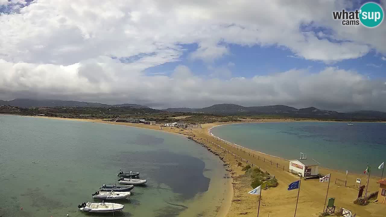 L’Isuledda spletna kamera Isola dei Gabbiani – Porto Pollo – Palau – Sardinija – Italija