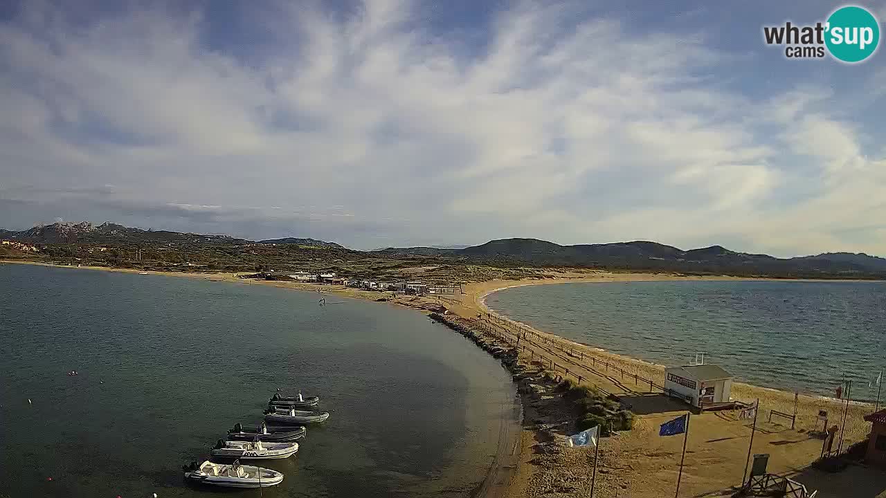 L’Isuledda spletna kamera Isola dei Gabbiani – Porto Pollo – Palau – Sardinija – Italija
