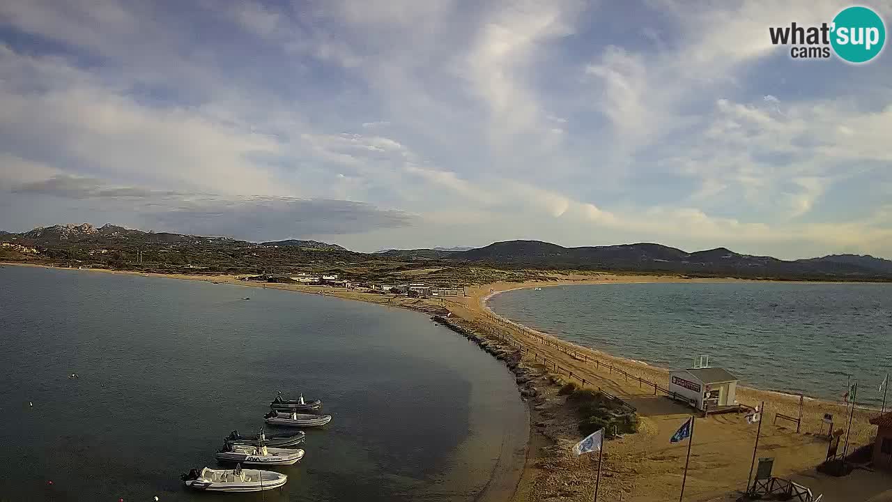 L’Isuledda spletna kamera Isola dei Gabbiani – Porto Pollo – Palau – Sardinija – Italija