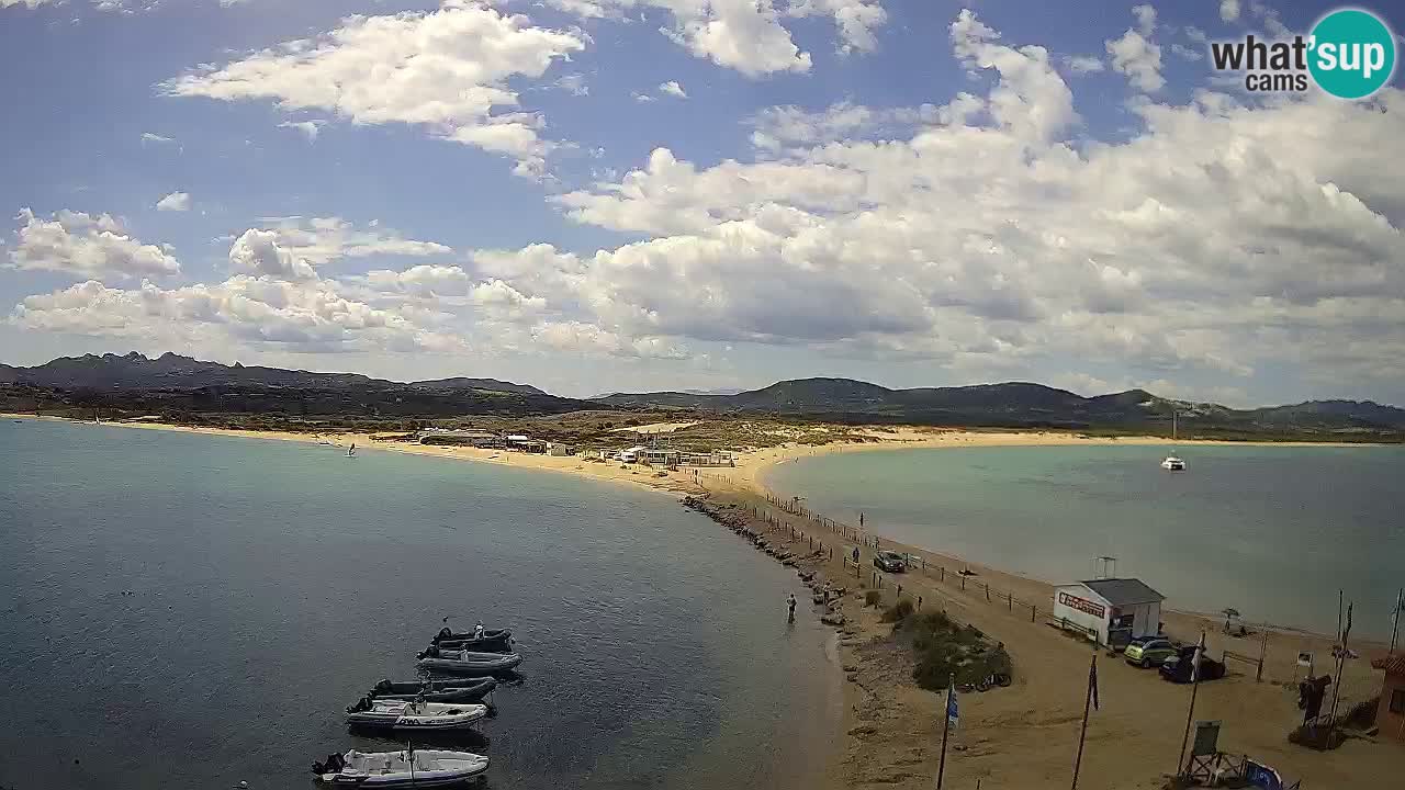 L’Isuledda spletna kamera Isola dei Gabbiani – Porto Pollo – Palau – Sardinija – Italija