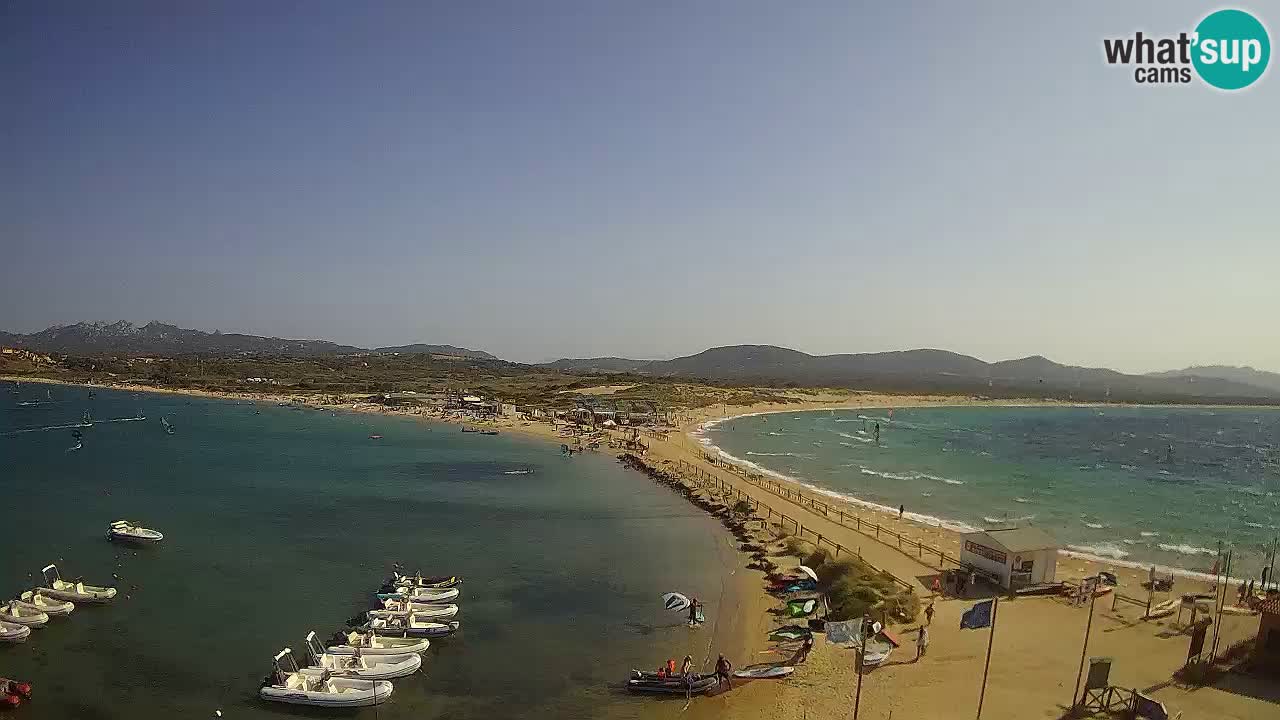 L’Isuledda spletna kamera Isola dei Gabbiani – Porto Pollo – Palau – Sardinija – Italija