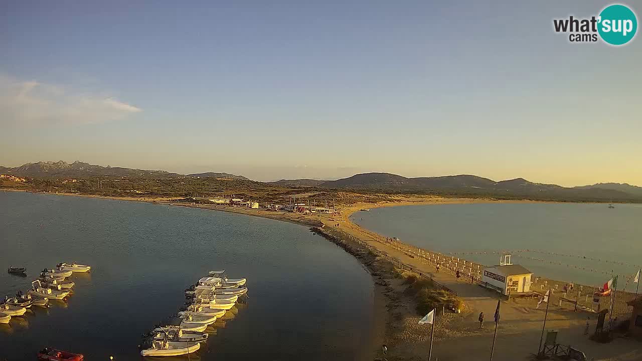 L’Isuledda spletna kamera Isola dei Gabbiani – Porto Pollo – Palau – Sardinija – Italija