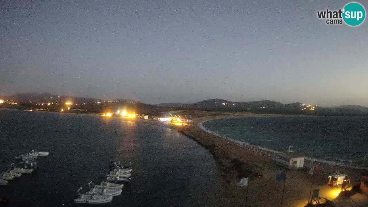Web kamera Isuledda – Isola dei Gabbiani – Porto Pollo – Palau – Sardinija – Italija