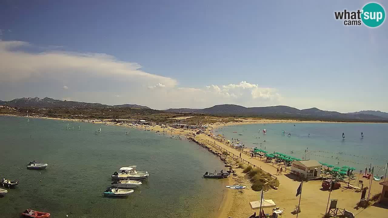 L’Isuledda spletna kamera Isola dei Gabbiani – Porto Pollo – Palau – Sardinija – Italija