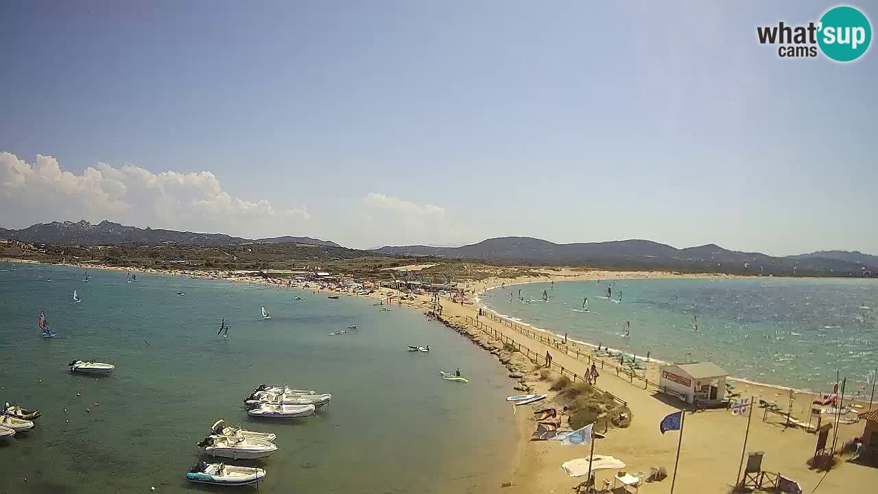 L’Isuledda spletna kamera Isola dei Gabbiani – Porto Pollo – Palau – Sardinija – Italija