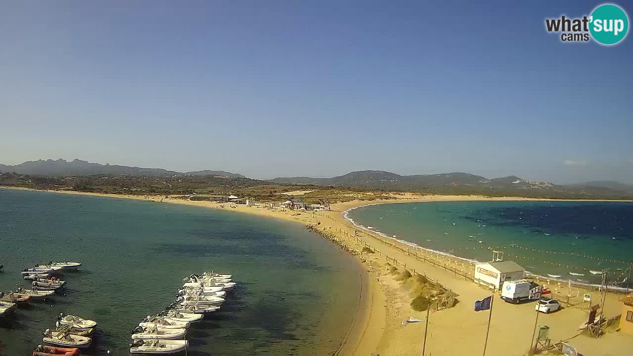 L’Isuledda spletna kamera Isola dei Gabbiani – Porto Pollo – Palau – Sardinija – Italija