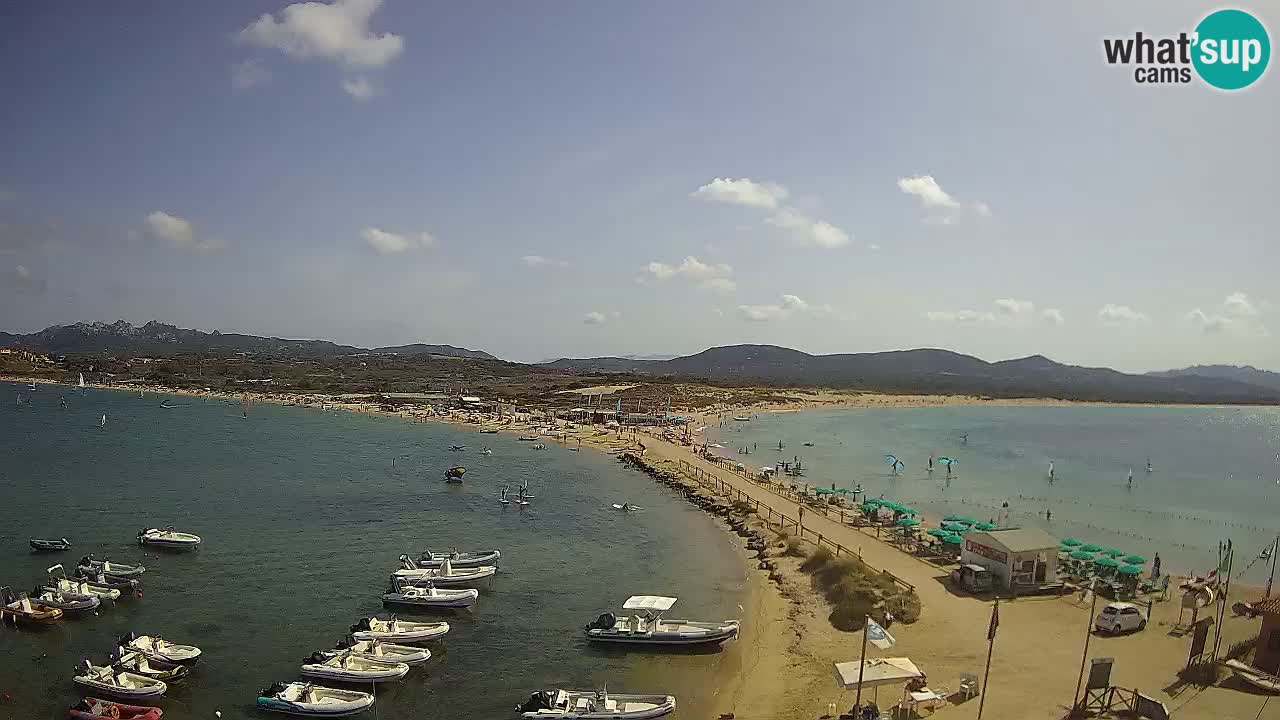 L’Isuledda spletna kamera Isola dei Gabbiani – Porto Pollo – Palau – Sardinija – Italija
