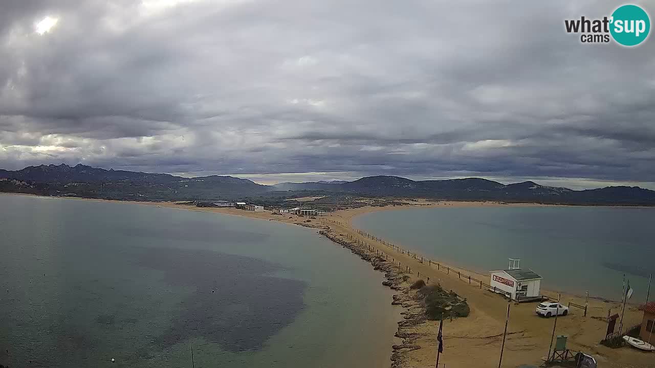 L’Isuledda spletna kamera Isola dei Gabbiani – Porto Pollo – Palau – Sardinija – Italija