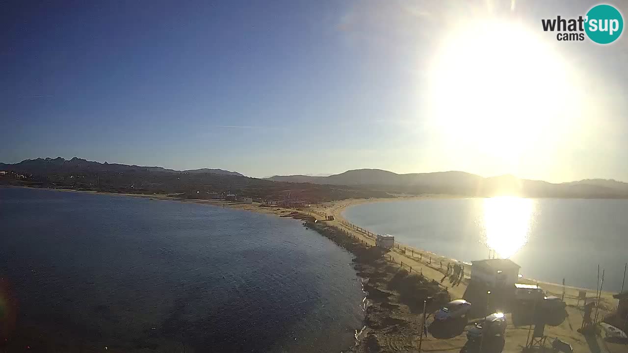 L’Isuledda spletna kamera Isola dei Gabbiani – Porto Pollo – Palau – Sardinija – Italija