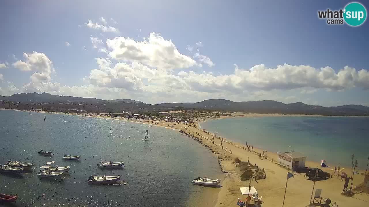 L’Isuledda spletna kamera Isola dei Gabbiani – Porto Pollo – Palau – Sardinija – Italija