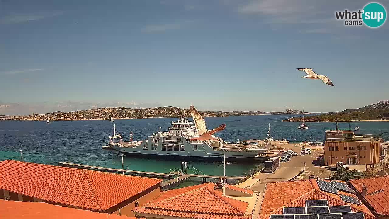 Live cam Isola dei Gabbiani – Wind bar – Porto Pollo – Palau – Sardaigne – Italie