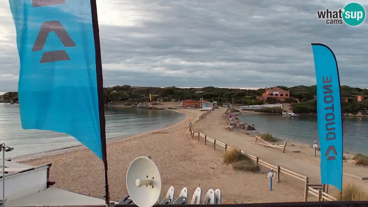 Isuledda webcam Porto Pollo Isola dei Gabbiani – Kitesurf side – Palau – Sardegna
