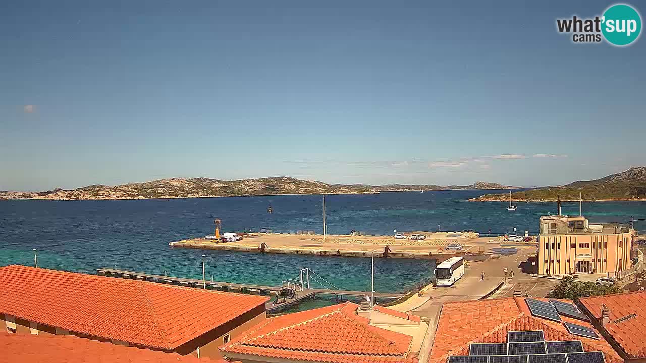 Isuledda web kamera Porto Pollo Isola dei Gabbiani – Kitesurf Side – Palau – Sardinija – Italija