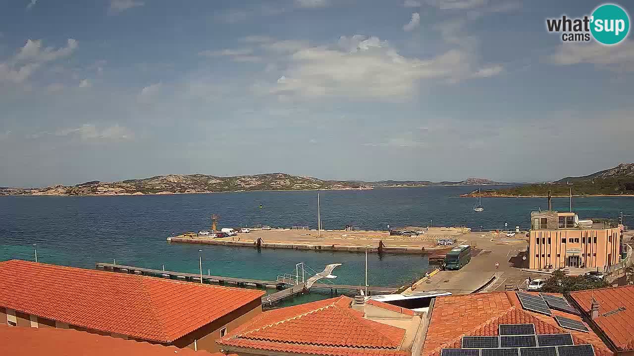 Isuledda web kamera Porto Pollo Isola dei Gabbiani – Kitesurf Side – Palau – Sardinija – Italija