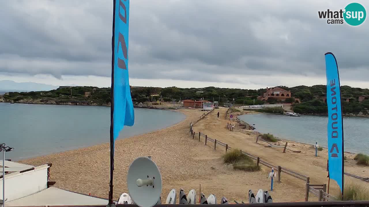 Camera en vivo Isola dei Gabbiani – Wind bar – Porto Pollo – Palau – Cerdeña – Italia