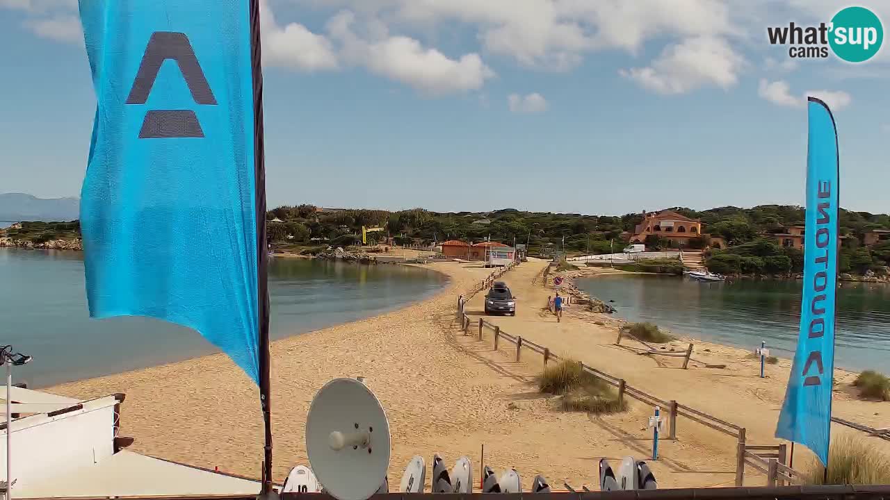 Camera en vivo Isola dei Gabbiani – Wind bar – Porto Pollo – Palau – Cerdeña – Italia