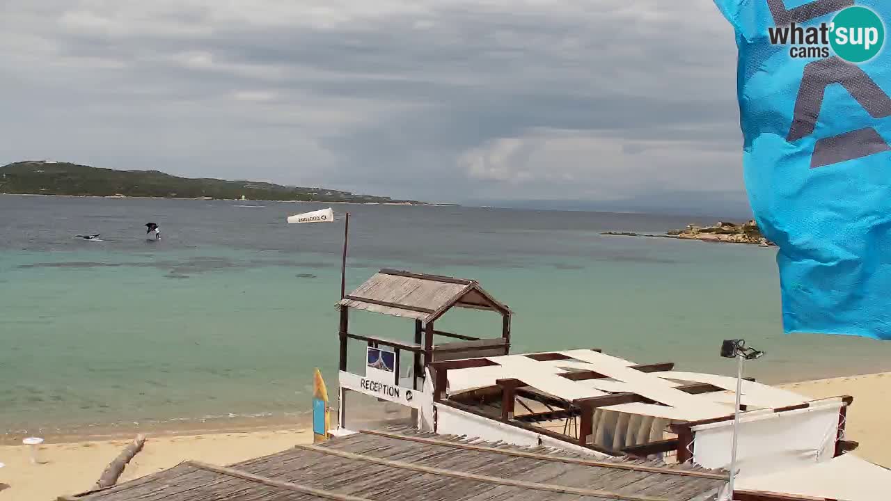Isuledda v živo Porto Pollo – Isola dei Gabbiani – Kitesurf side – Palau – Sardinija – Italija
