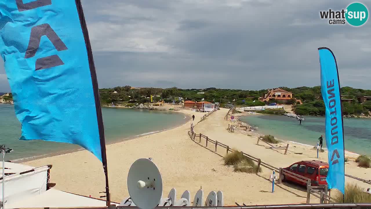 Web Kamera Isola dei Gabbiani – Wind bar – Porto Pollo – Palau – Sardinja – Italija