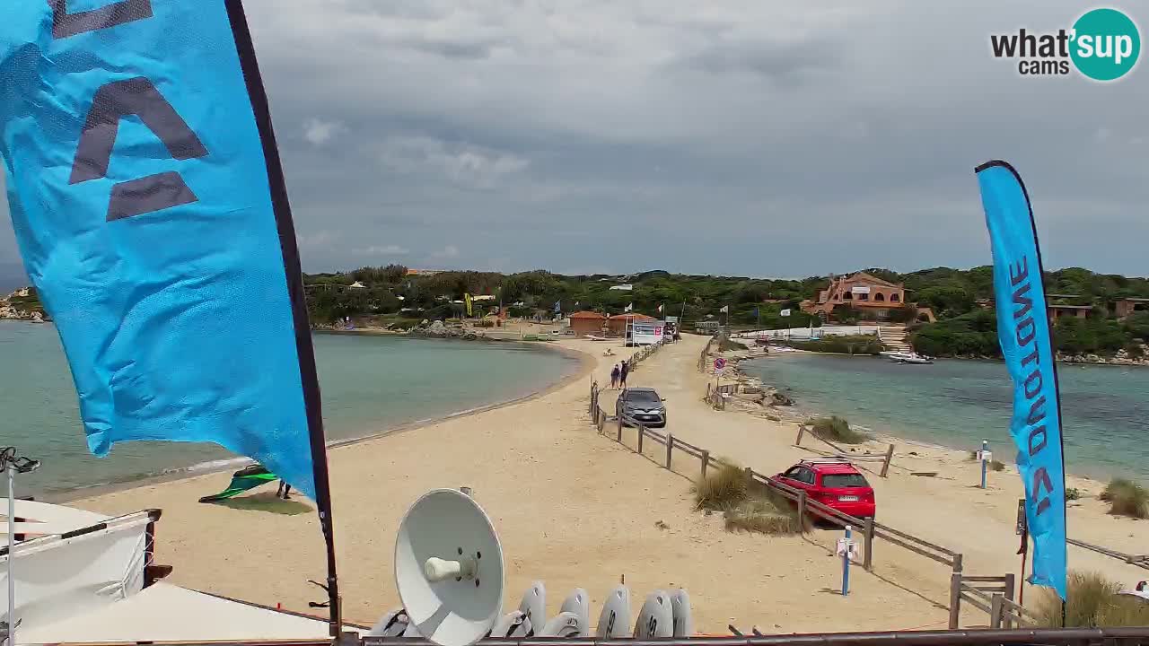 Isuledda webcam Porto Pollo Isola dei Gabbiani – Kitesurf side – Palau – Sardegna