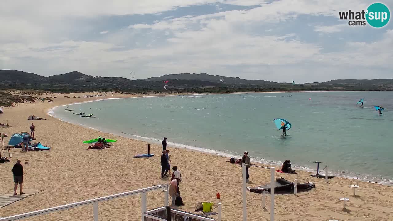 Isuledda web kamera Porto Pollo Isola dei Gabbiani – Kitesurf Side – Palau – Sardinija – Italija