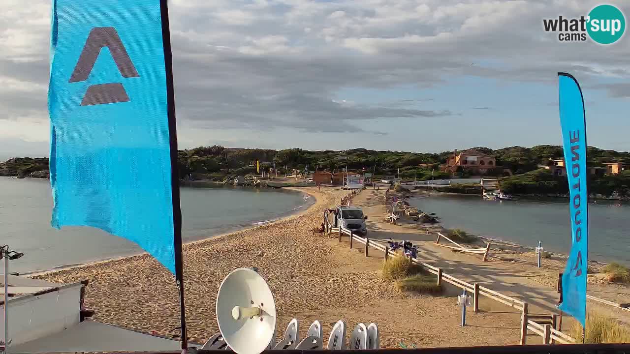 Web Kamera Isola dei Gabbiani – Wind bar – Porto Pollo – Palau – Sardinja – Italija