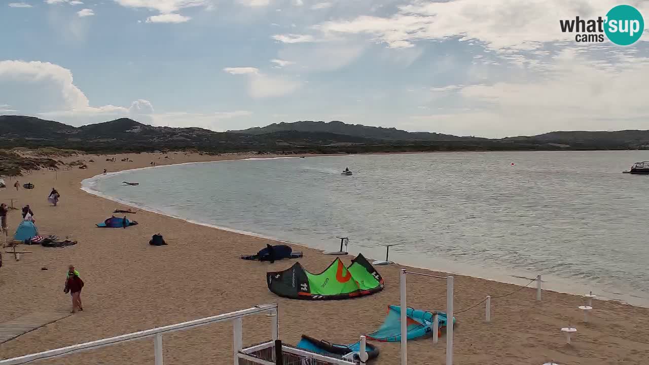 Isuledda web kamera Porto Pollo Isola dei Gabbiani – Kitesurf Side – Palau – Sardinija – Italija