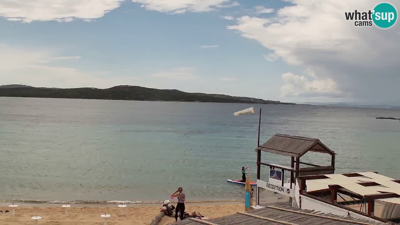 Isuledda webcam Porto Pollo Isola dei Gabbiani – Kitesurf side – Palau – Sardegna