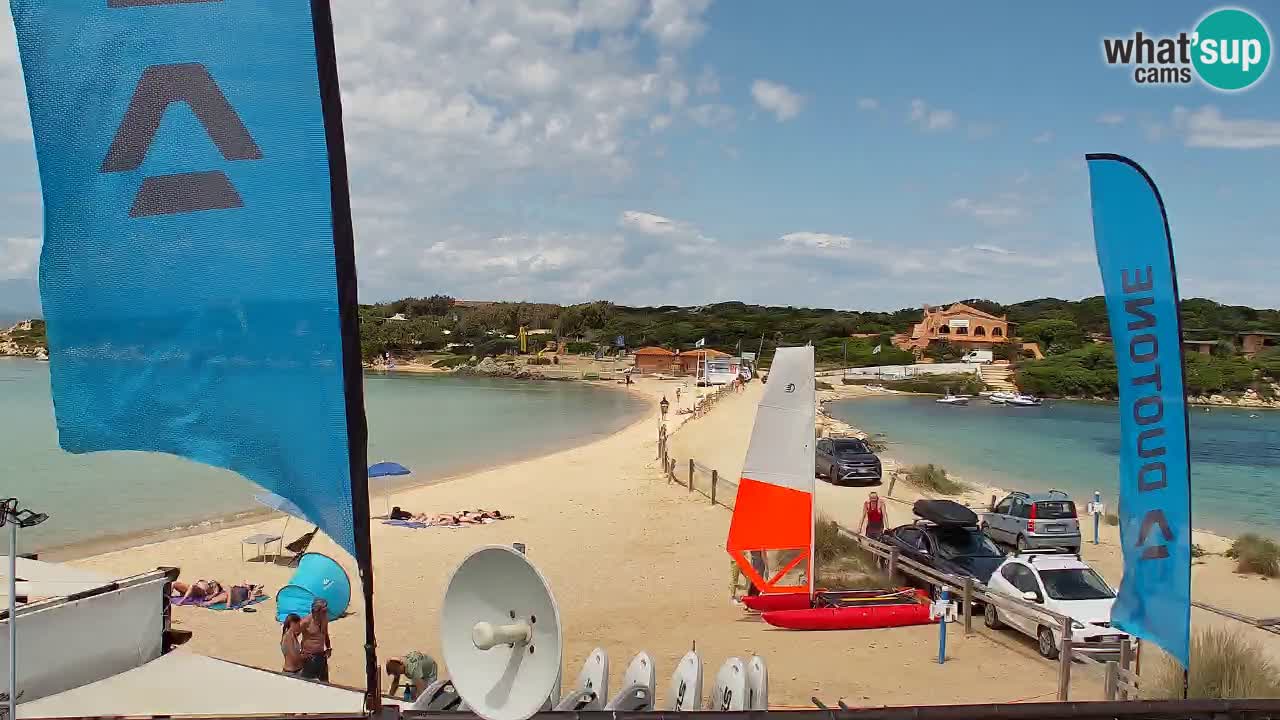 Web Kamera Isola dei Gabbiani – Wind bar – Porto Pollo – Palau – Sardinja – Italija