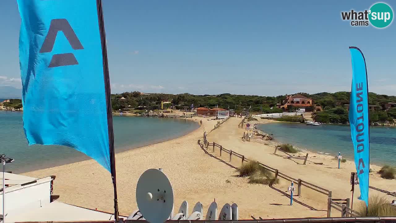 Spletna kamera Isola dei Gabbiani – Wind bar – Porto Pollo – Palau – Sardinija – Italija