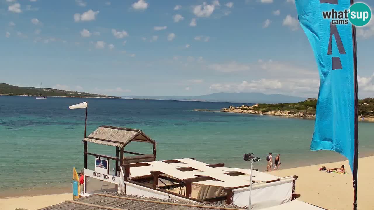 Camera en vivo Isola dei Gabbiani – Wind bar – Porto Pollo – Palau – Cerdeña – Italia