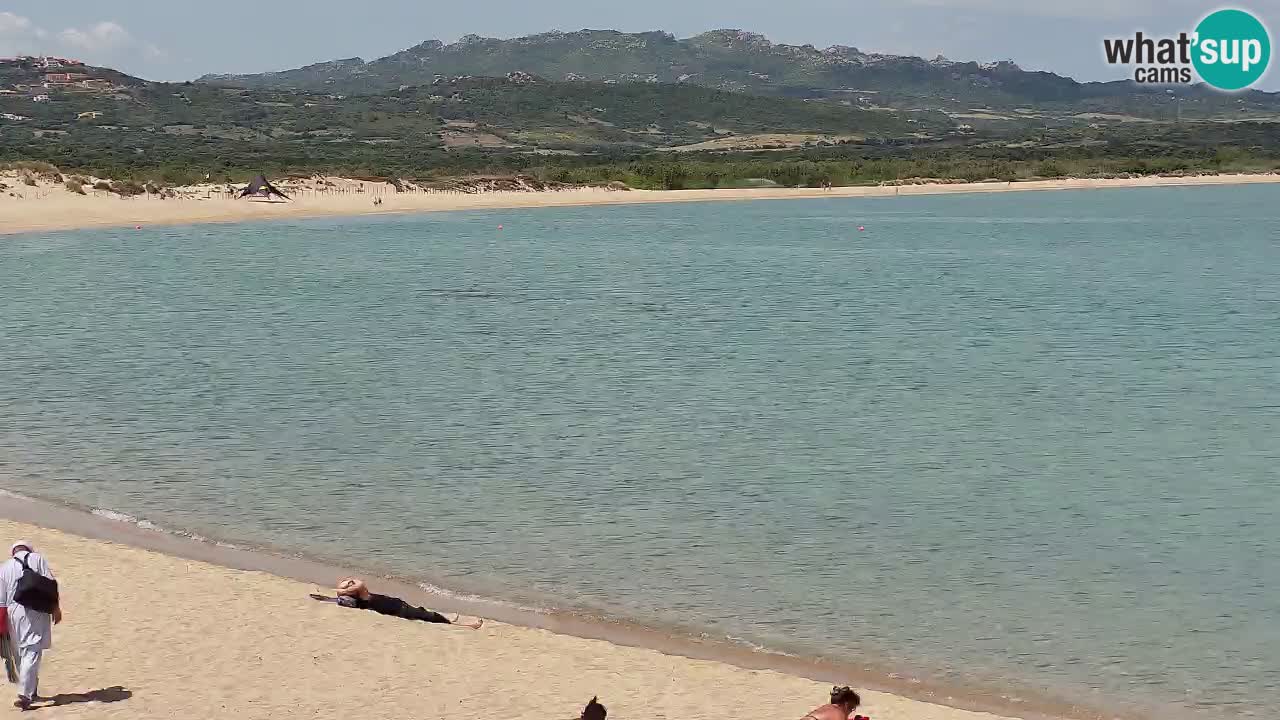 Isuledda web kamera Porto Pollo Isola dei Gabbiani – Kitesurf Side – Palau – Sardinija – Italija