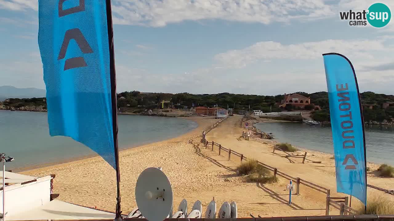 Isuledda webcam Porto Pollo Isola dei Gabbiani – Kitesurf Side – Palau – Sardinien – Italien