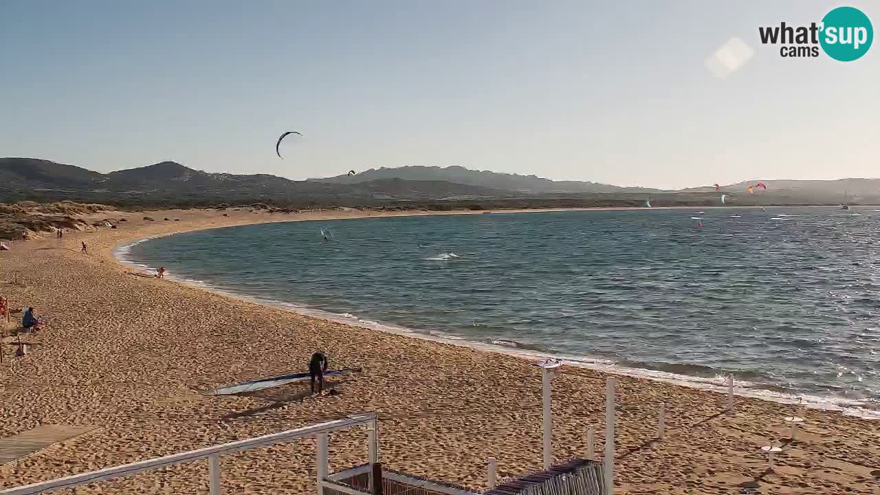 Isuledda web kamera Porto Pollo Isola dei Gabbiani – Kitesurf Side – Palau – Sardinija – Italija