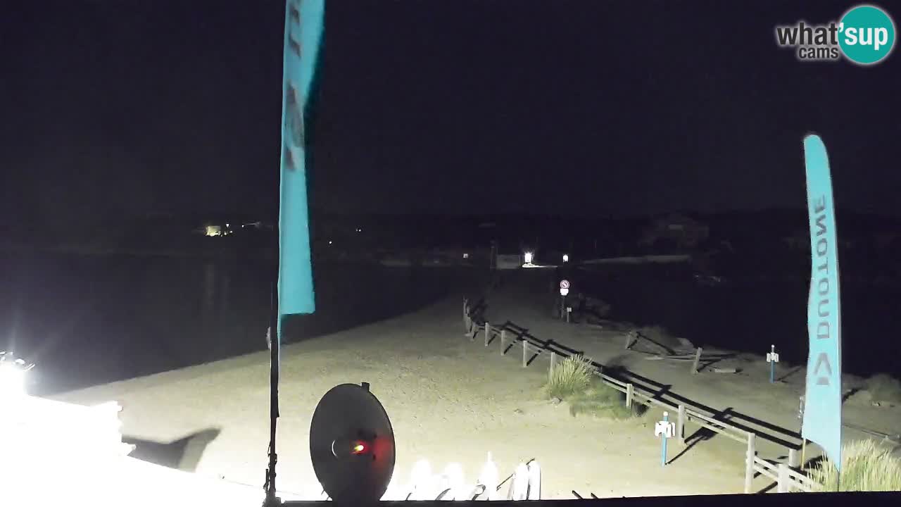 Isuledda web kamera Porto Pollo Isola dei Gabbiani – Kitesurf Side – Palau – Sardinija – Italija