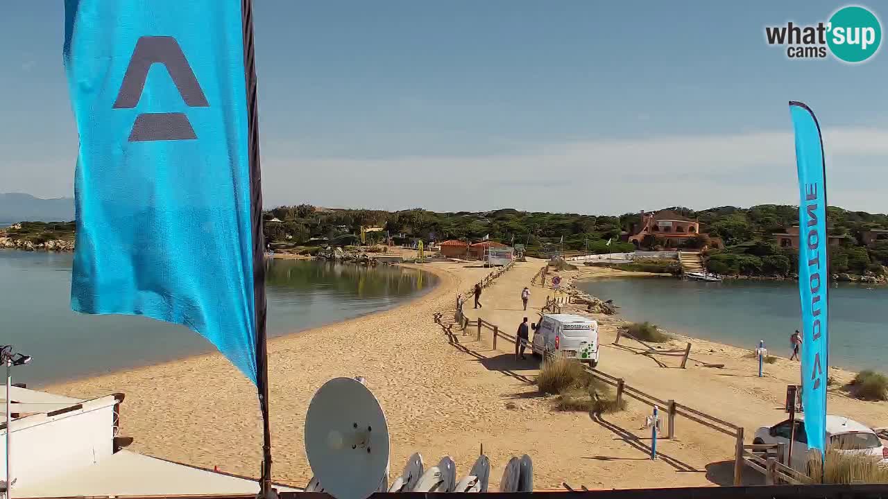Isuledda webcam Porto Pollo Isola dei Gabbiani – Palau – Sardinia – Italy – Kitesurf Side