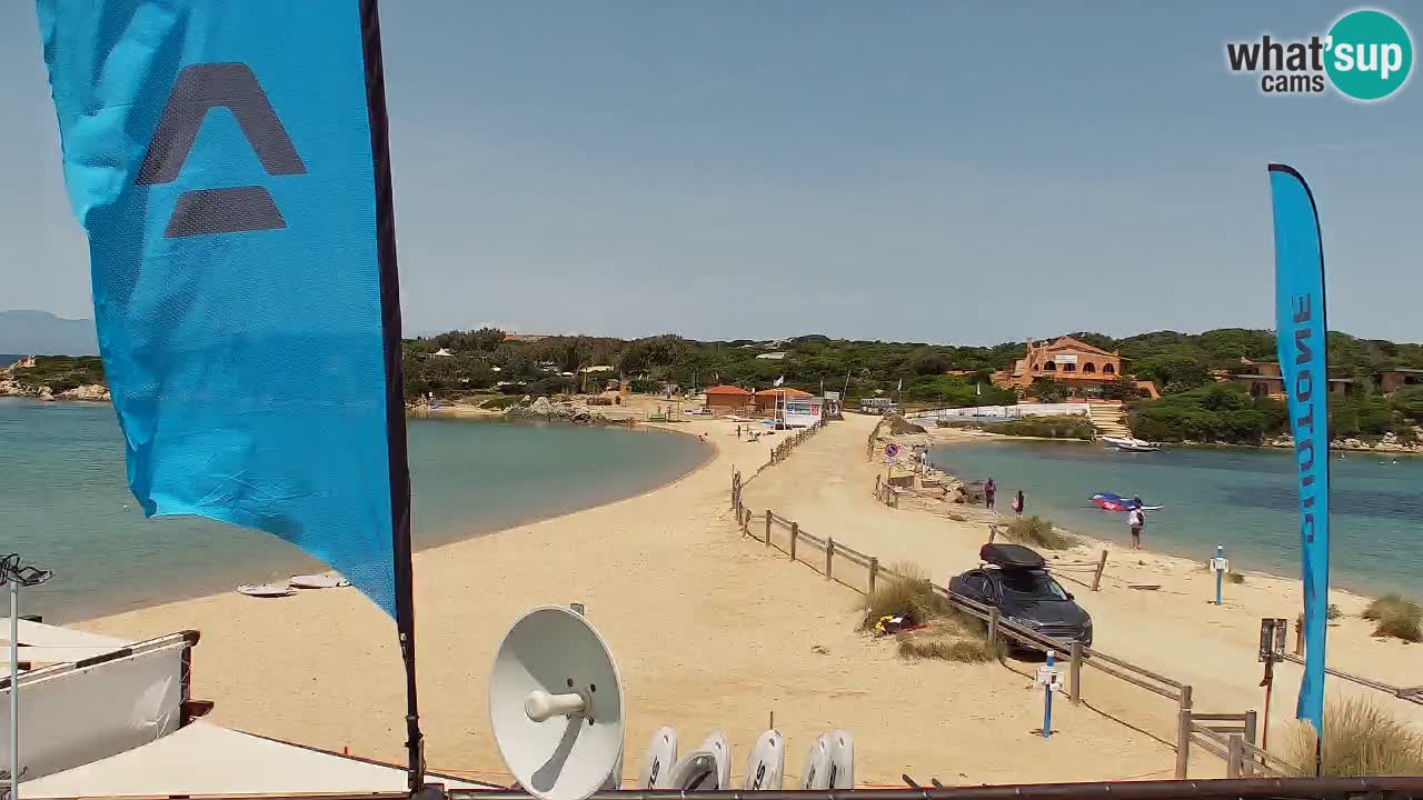 Isuledda webcam Porto Pollo Isola dei Gabbiani – Kitesurf Side – Palau – Sardaigne – Italie