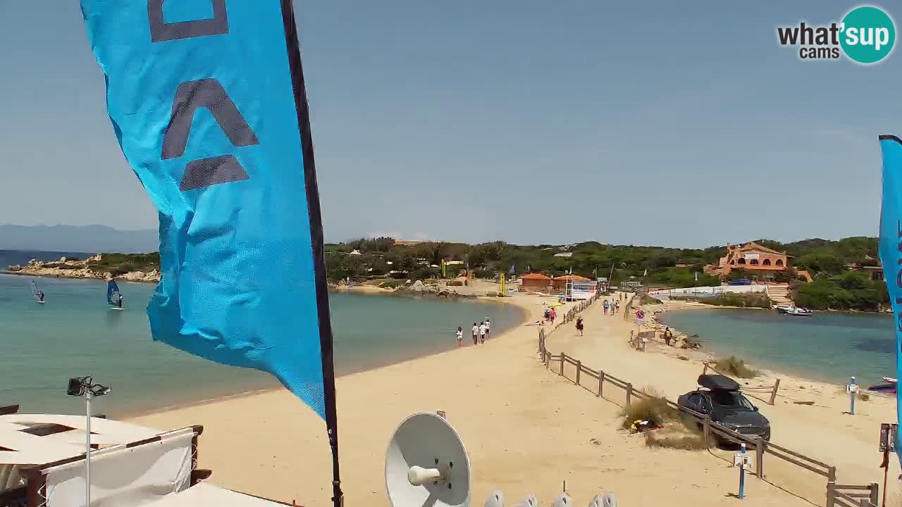 Camera en vivo Isola dei Gabbiani – Wind bar – Porto Pollo – Palau – Cerdeña – Italia