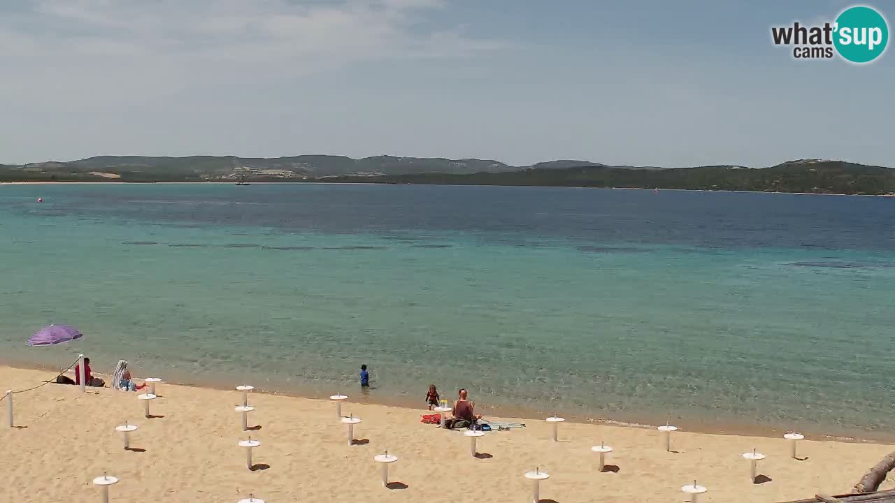 Isuledda web kamera Porto Pollo Isola dei Gabbiani – Kitesurf Side – Palau – Sardinija – Italija