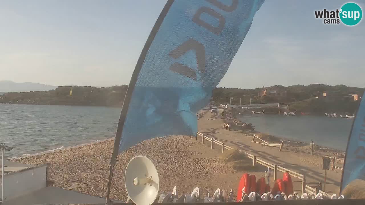 Live kamera Isola dei Gabbiani – Wind bar – Porto Pollo – Palau – Sardinien – Italien