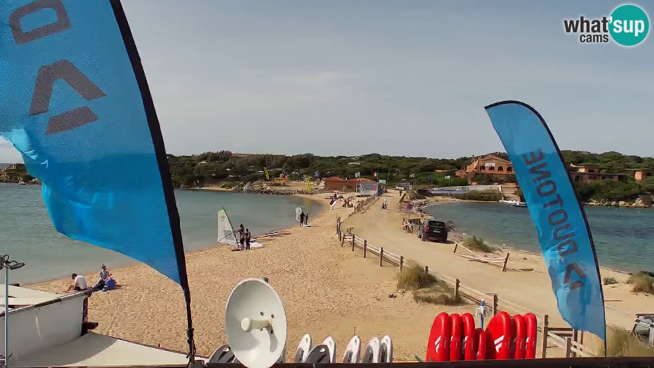 Isuledda webcam Porto Pollo Isola dei Gabbiani – Kitesurf Side – Palau – Sardaigne – Italie