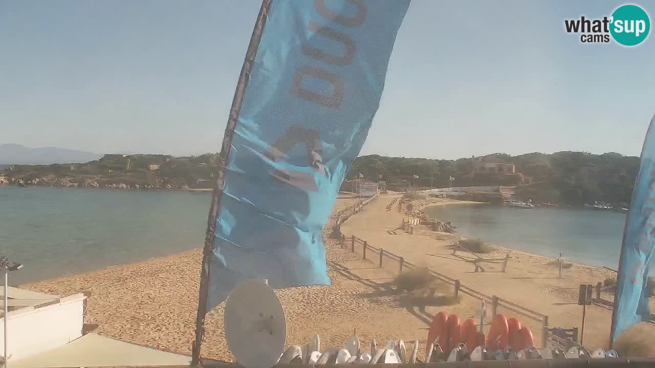 Live kamera Isola dei Gabbiani – Wind bar – Porto Pollo – Palau – Sardinien – Italien