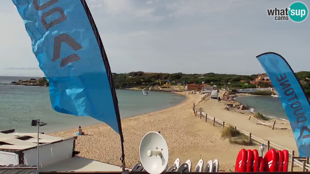 Camera en vivo Isola dei Gabbiani – Wind bar – Porto Pollo – Palau – Cerdeña – Italia