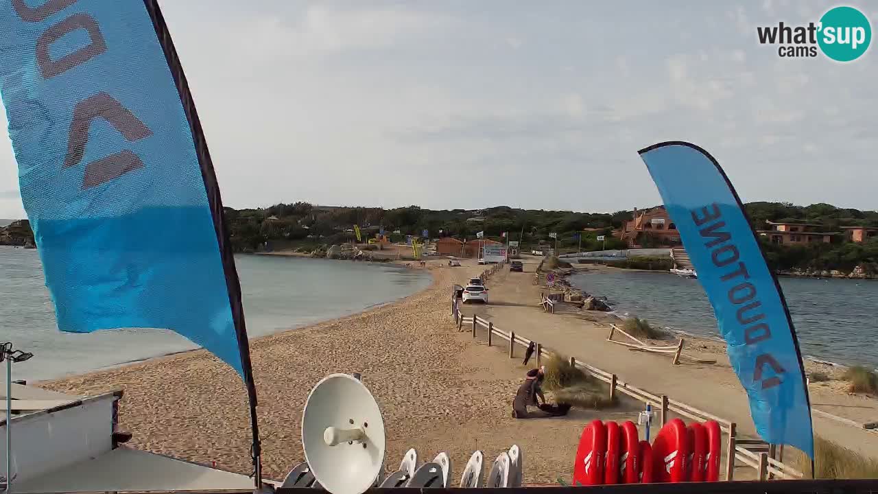 Web Kamera Isola dei Gabbiani – Wind bar – Porto Pollo – Palau – Sardinja – Italija