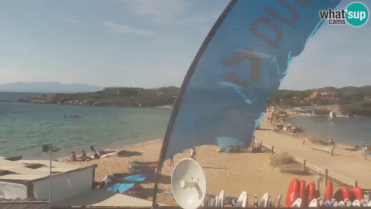 Web Kamera Isola dei Gabbiani – Wind bar – Porto Pollo – Palau – Sardinja – Italija