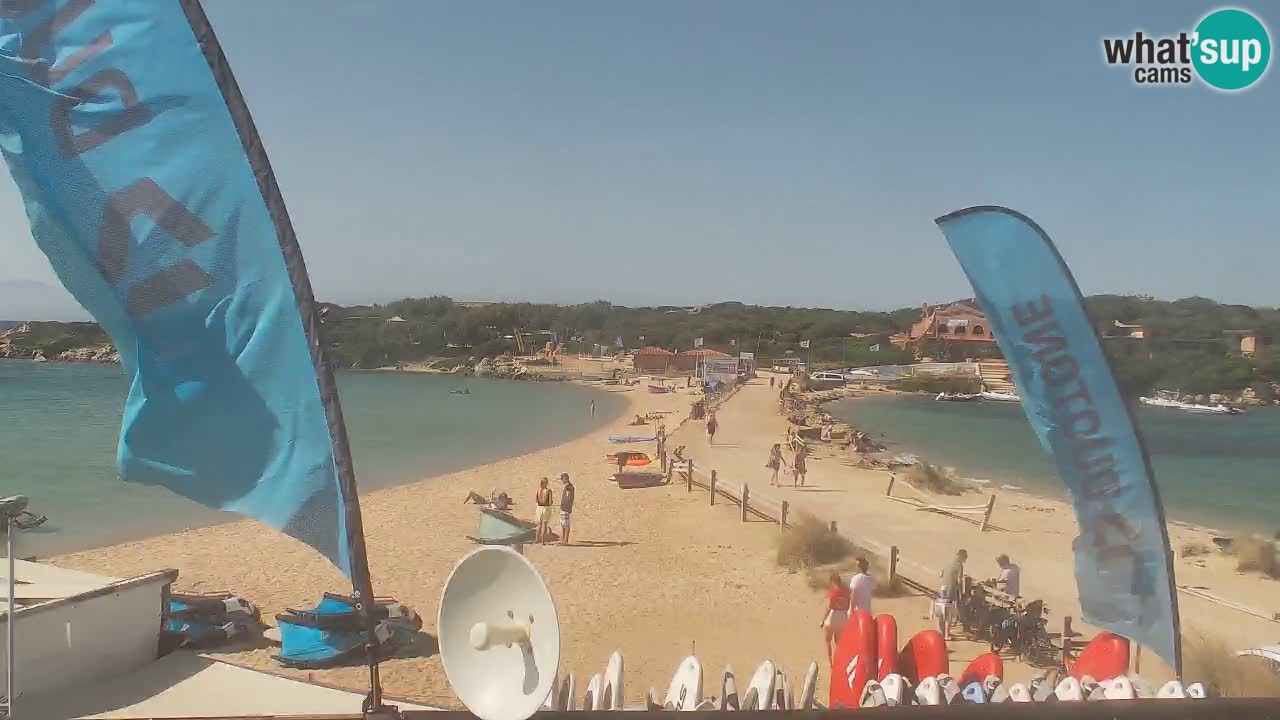 Isuledda webcam Porto Pollo Isola dei Gabbiani – Palau – Sardinia – Italy – Kitesurf Side