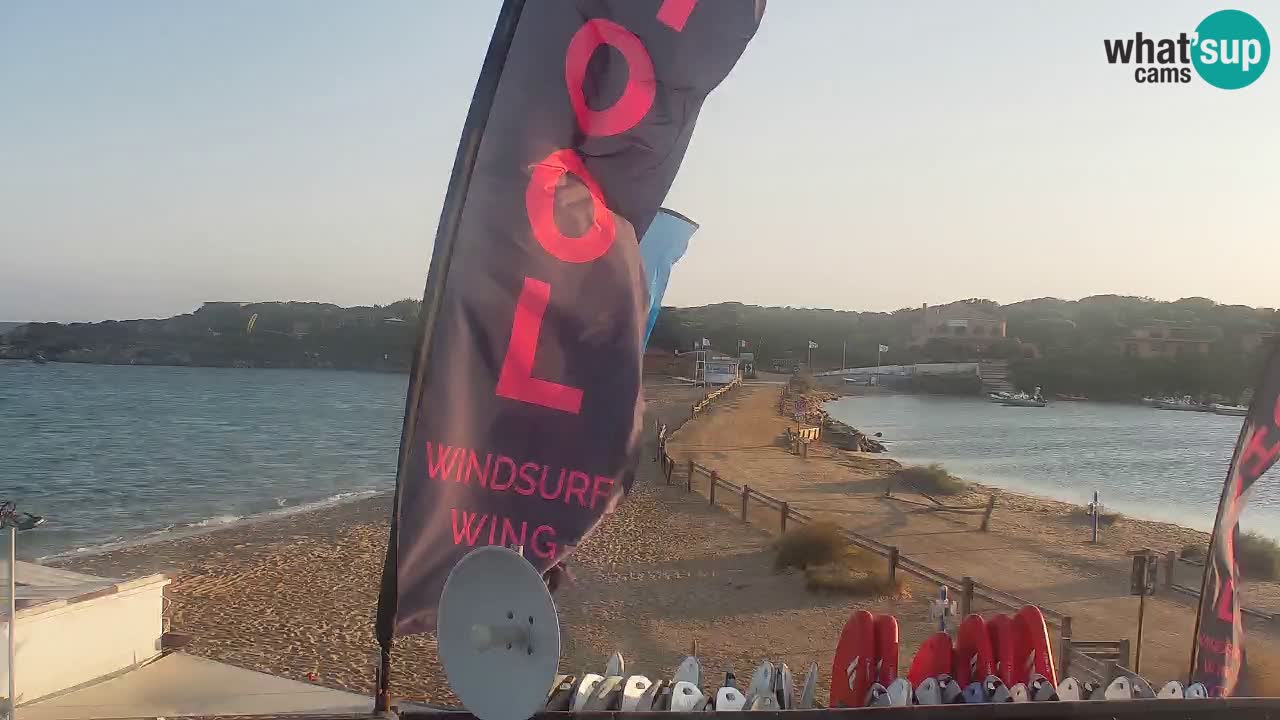 Web Kamera Isola dei Gabbiani – Wind bar – Porto Pollo – Palau – Sardinja – Italija