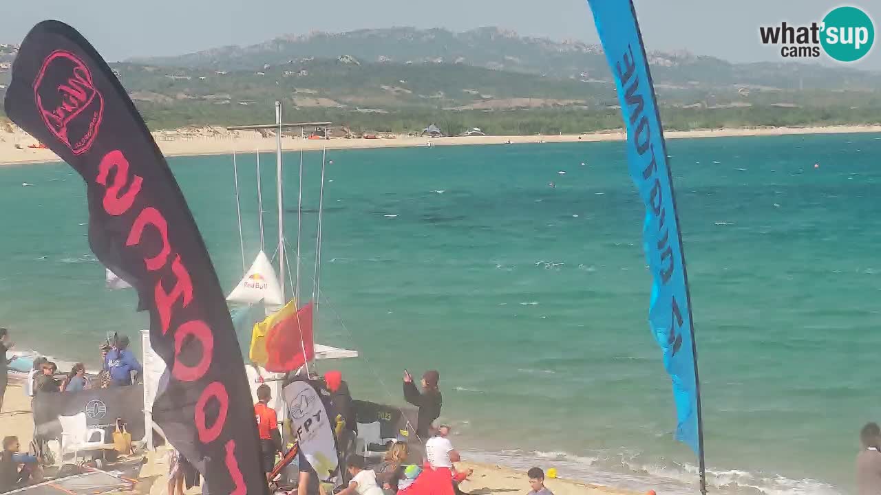 Spletna kamera Isola dei Gabbiani – Wind bar – Porto Pollo – Palau – Sardinija – Italija