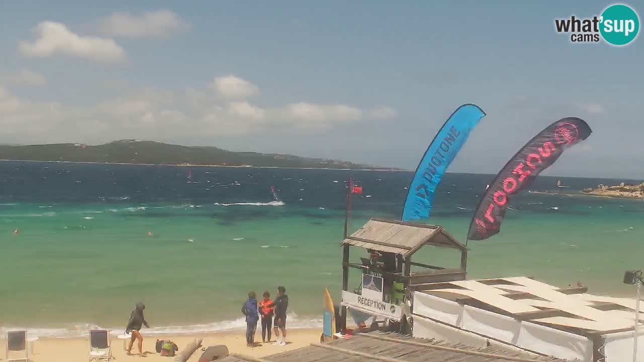 Live kamera Isola dei Gabbiani – Wind bar – Porto Pollo – Palau – Sardinien – Italien